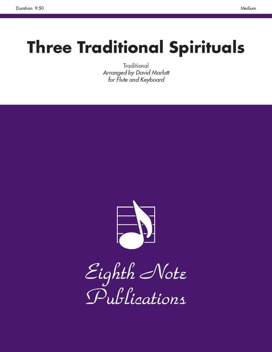 Three Traditional Spirituals for Flute and Piano Sheet Music
