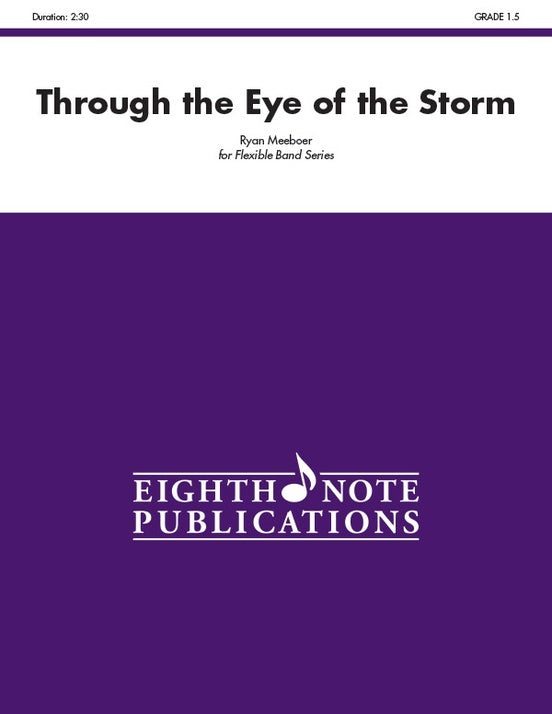 Through The Eye Of The Storm Concert Band Gr 1.5
