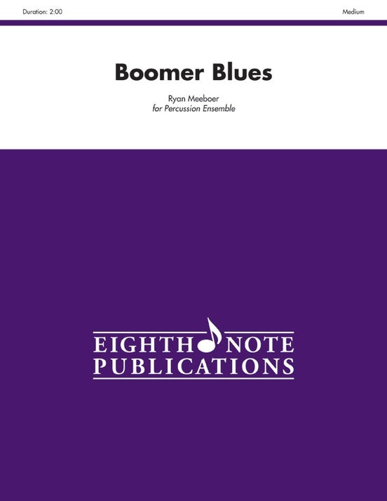 Boomer Blues Percussion Ensemble Sheet Music