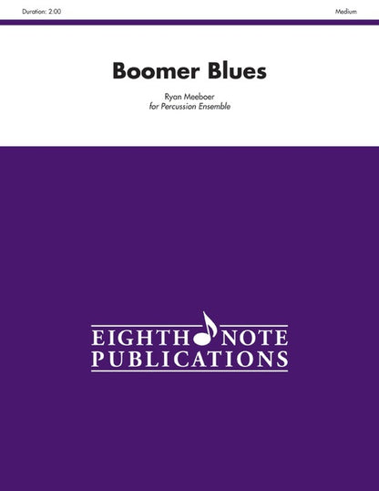 Boomer Blues Percussion Ensemble Sheet Music