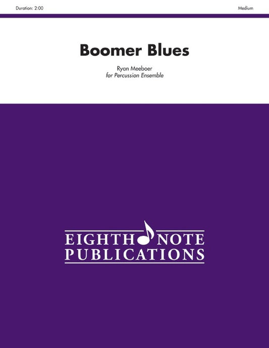 Boomer Blues Percussion Ensemble Sheet Music