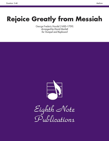 Rejoice Greatly From Messiah Trumpet/Piano