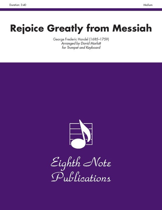 Rejoice Greatly From Messiah Trumpet/Piano