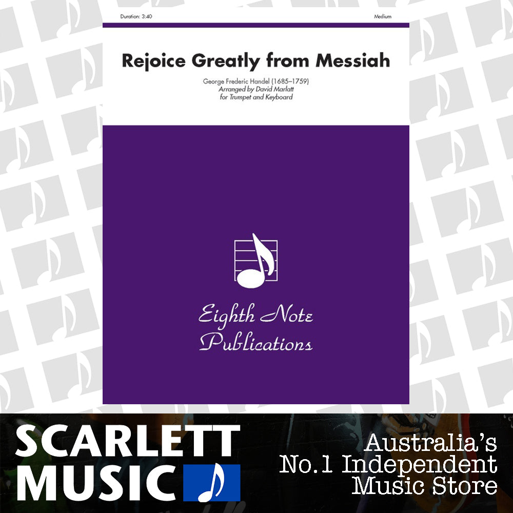 Rejoice Greatly From Messiah Trumpet/Piano — view 2