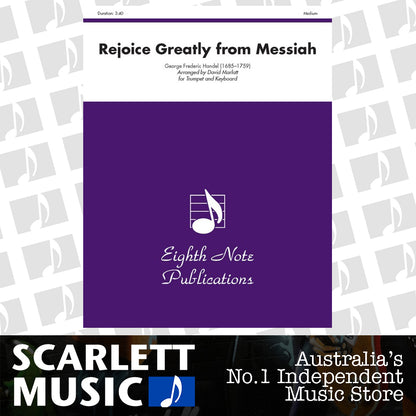 Rejoice Greatly From Messiah Trumpet/Piano — view 2