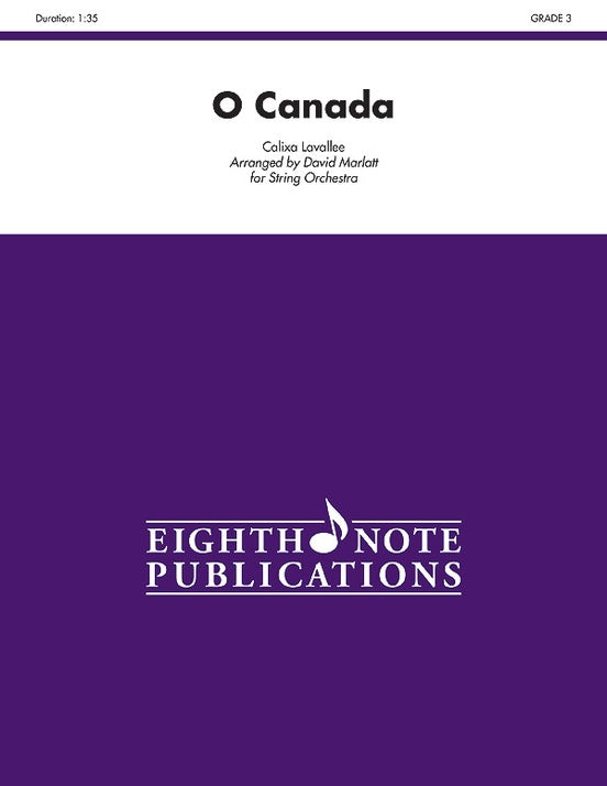 O Canada String Orchestra Gr 3