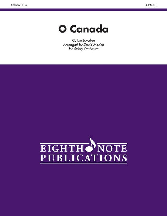 O Canada String Orchestra Gr 3