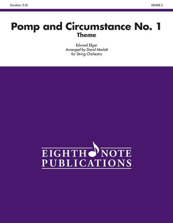 Pomp And Circumstance No. 1 - Theme String Orchestra Gr 2
