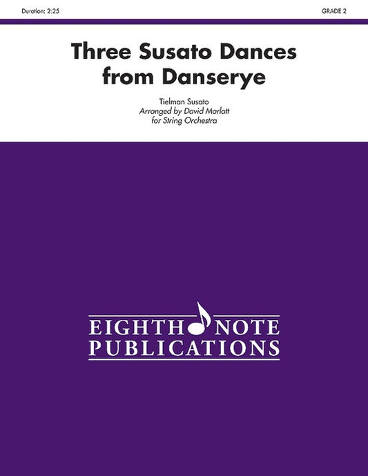 Three Susato Dances from Danserye String Orchestra Sheet Music Grade 2