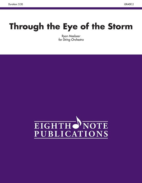 Through the Eye of the Storm String Orchestra Sheet Music Grade 2