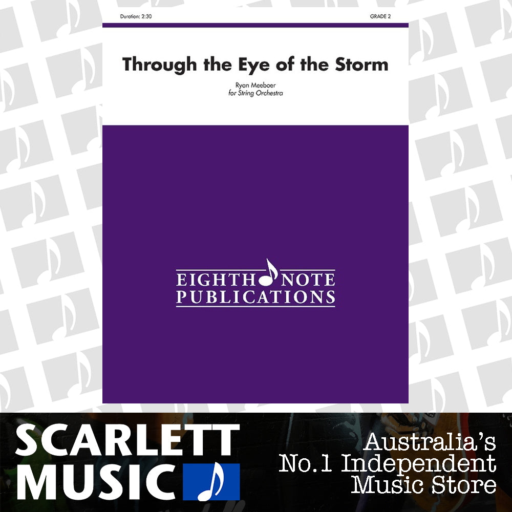 Through the Eye of the Storm String Orchestra Sheet Music Grade 2 — view 2