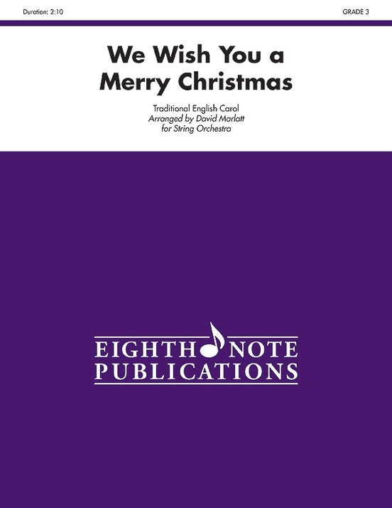 We Wish You a Merry Christmas String Orchestra Sheet Music Grade 3