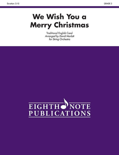 We Wish You a Merry Christmas String Orchestra Sheet Music Grade 3