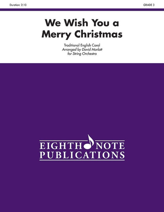 We Wish You a Merry Christmas String Orchestra Sheet Music Grade 3