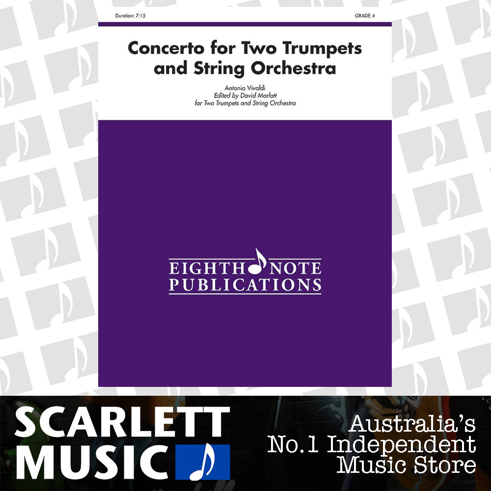 Concerto For Two Trumpets & String Orchestra Gr 4 — view 2