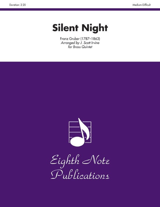 Silent Night Brass Quintet - True North Brass Sheet Music for Flexi and Small Ensemble