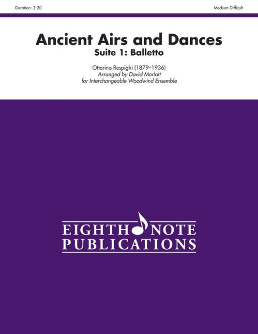 Ancient Airs and Dances Suite 1 Balletto Flexi Small Ensemble Sheet Music