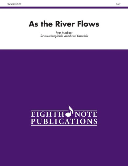 As the River Flows Flexible Woodwind Ensemble Sheet Music