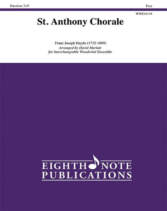 St Anthony Chorale for Flex Woodwind Ensemble Sheet Music
