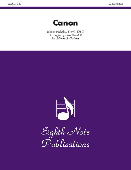 Canon 2 Flutes 2 Clarinets