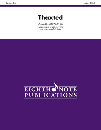 Thaxted Woodwind Quintet Sheet Music for Flexi and Small Ensembles