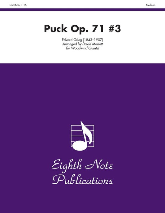 Puck Op. 71 #3 Woodwind Quintet