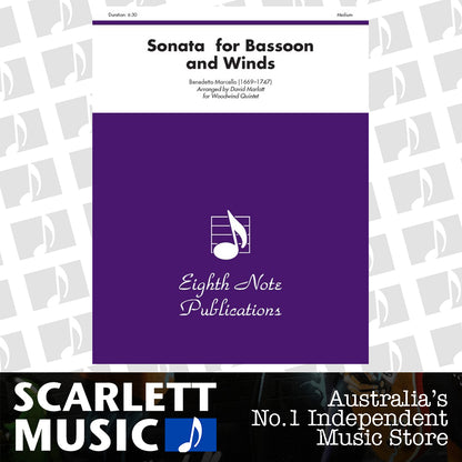 Sonata for Bassoon and Winds - Woodwind Quintet Sheet Music — view 2