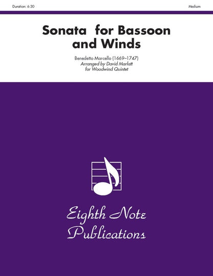 Sonata for Bassoon and Winds - Woodwind Quintet Sheet Music