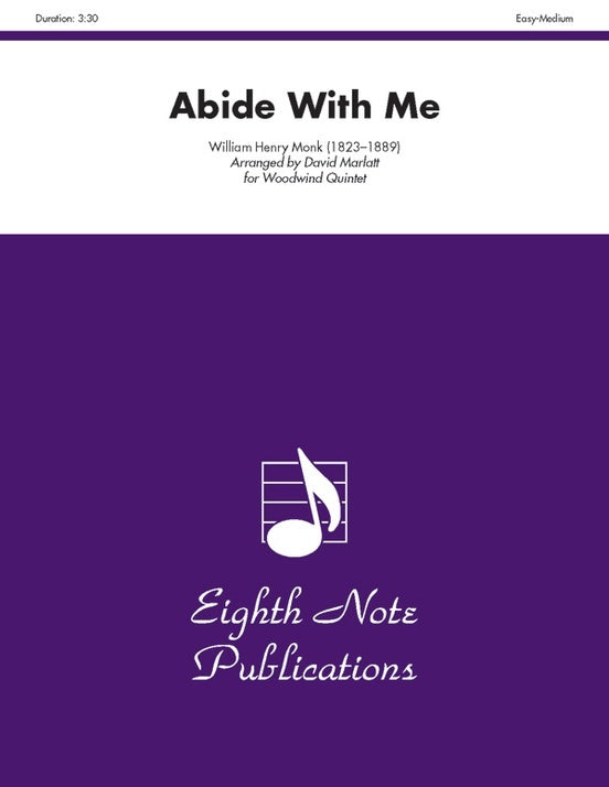 Abide With Me Woodwind Quintet Sheet Music for Flexi and Small Ensemble