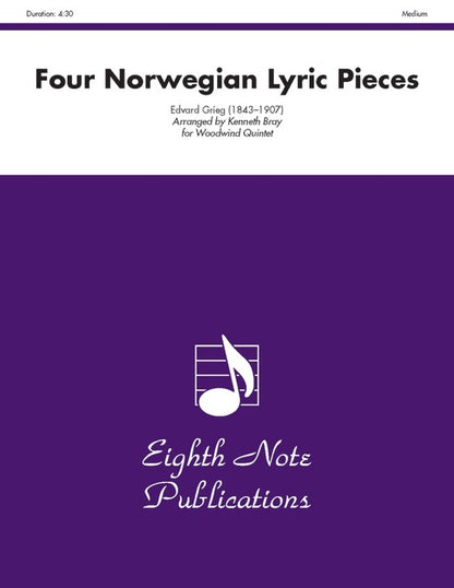 Four Norwegian Lyric Pieces Woodwind Quintet