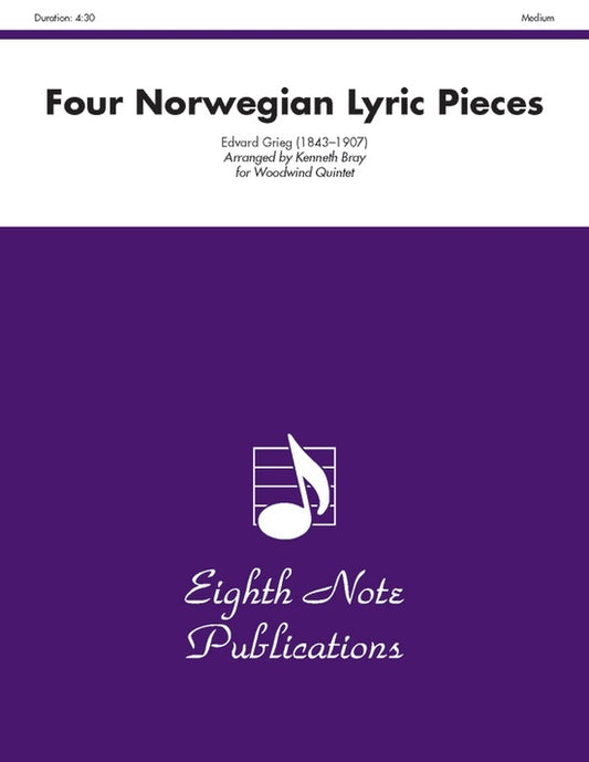 Four Norwegian Lyric Pieces Woodwind Quintet