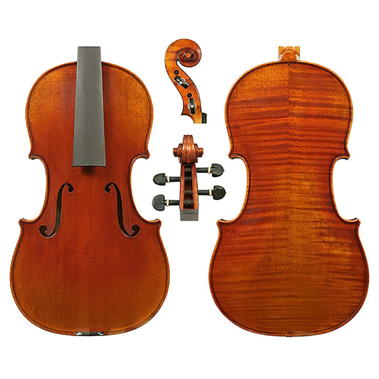 Peter Guan Violin No. 8.0-1716 Provigny - Crafted by Award-Winning Luthiers, Includes Pegs and Chinrest
