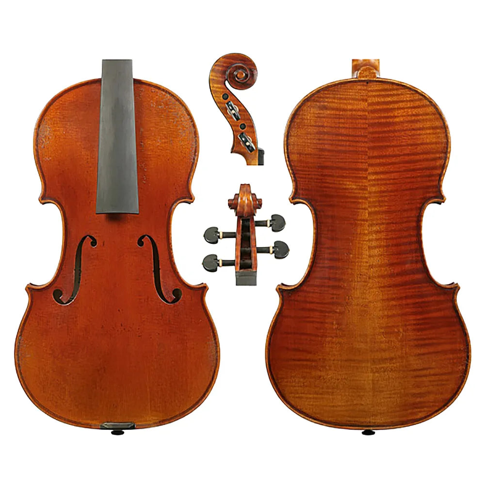 Peter Guan Violin No.8.0-1714 Strad Soil - Instrument Only, Includes Pegs and Chinrest