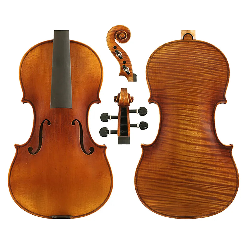 Peter Guan Violin No.9.0-1707 La Cathedrale, Instrument Only, Includes Pegs and Chinrest, Award-Winning Craftsmanship