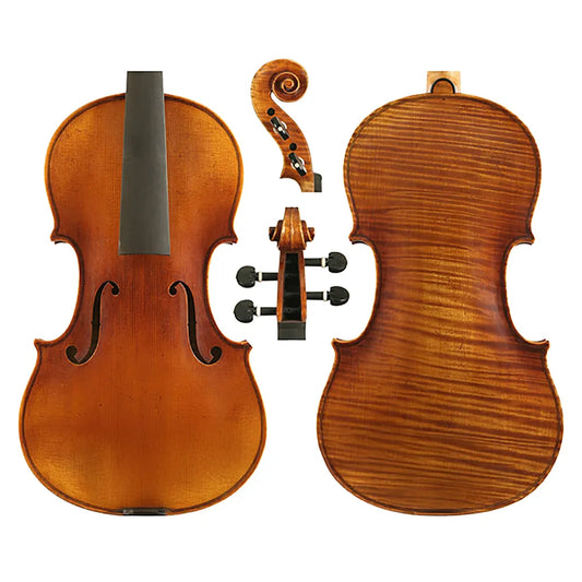Peter Guan Violin No.9.0-1707 La Cathedrale, Instrument Only, Includes Pegs and Chinrest, Award-Winning Craftsmanship