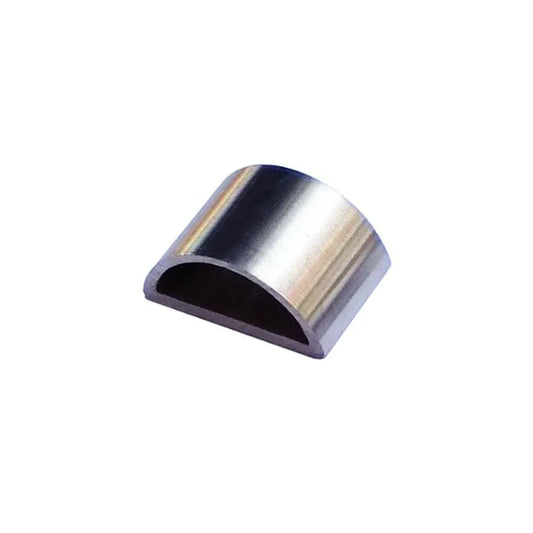 Viola Bow Frog Ferrule Nickel/Silver Unpolished 14mm