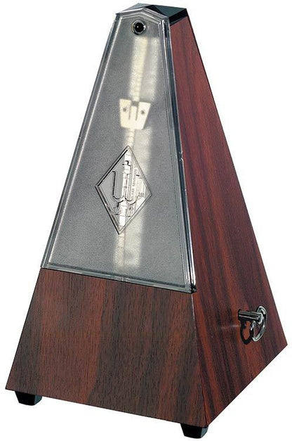Wittner 810 Series Mechanical Metronome with Bell - Mahogany Grain Finish