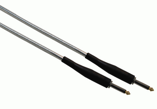 Armour GC20S 20Ft Guitar Lead Transparent Silver