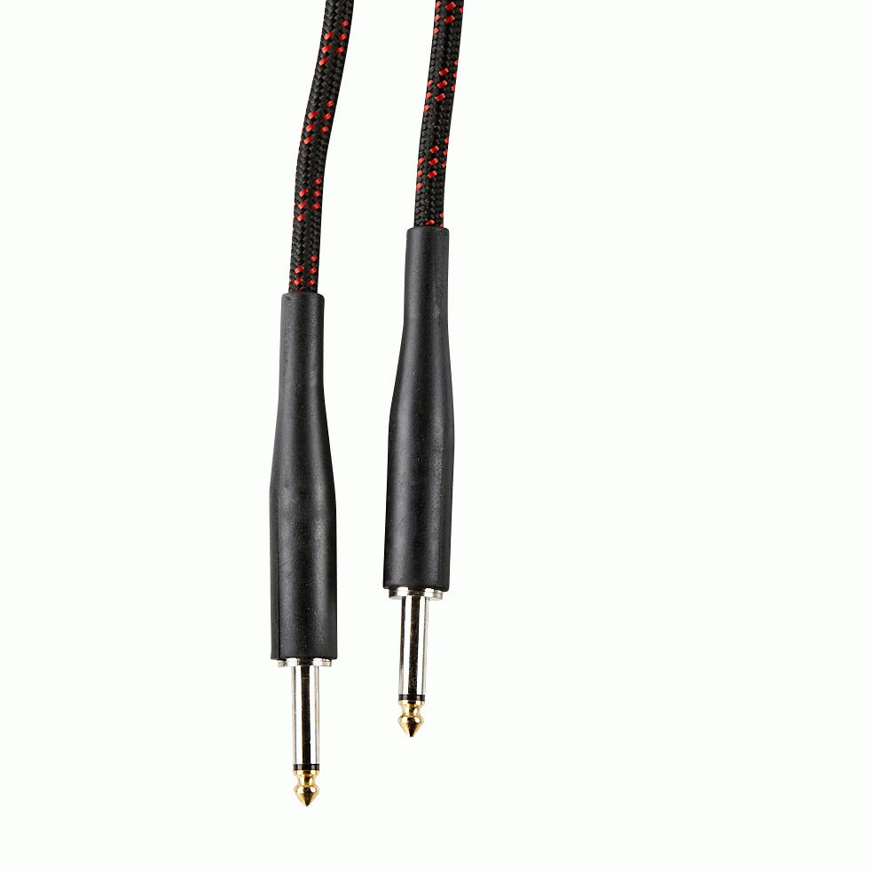 Armour GW20R 20Ft Guitar Lead Woven Red Stripe — view 2
