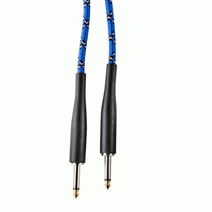 Armour GW10P 10Ft Guitar Lead Woven Blue Python — view 2