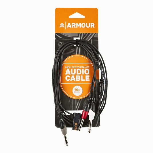 Armour SYC4 1/4" Stereo To 2 x 1/4" Mono Cable