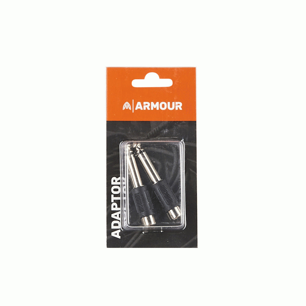 Armour ADAP3 Rca To 1/4" Mono Adaptor (2Pc)