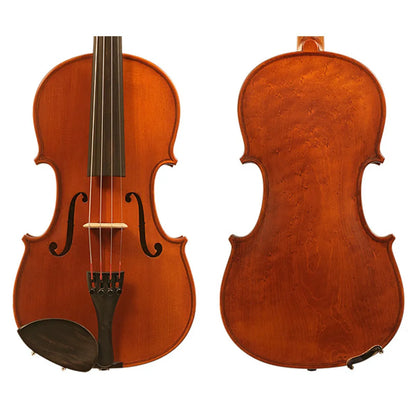 Gliga II Violin Outfit – 1 Piece Birdseye Maple Back with Opal Gold Strings and Case