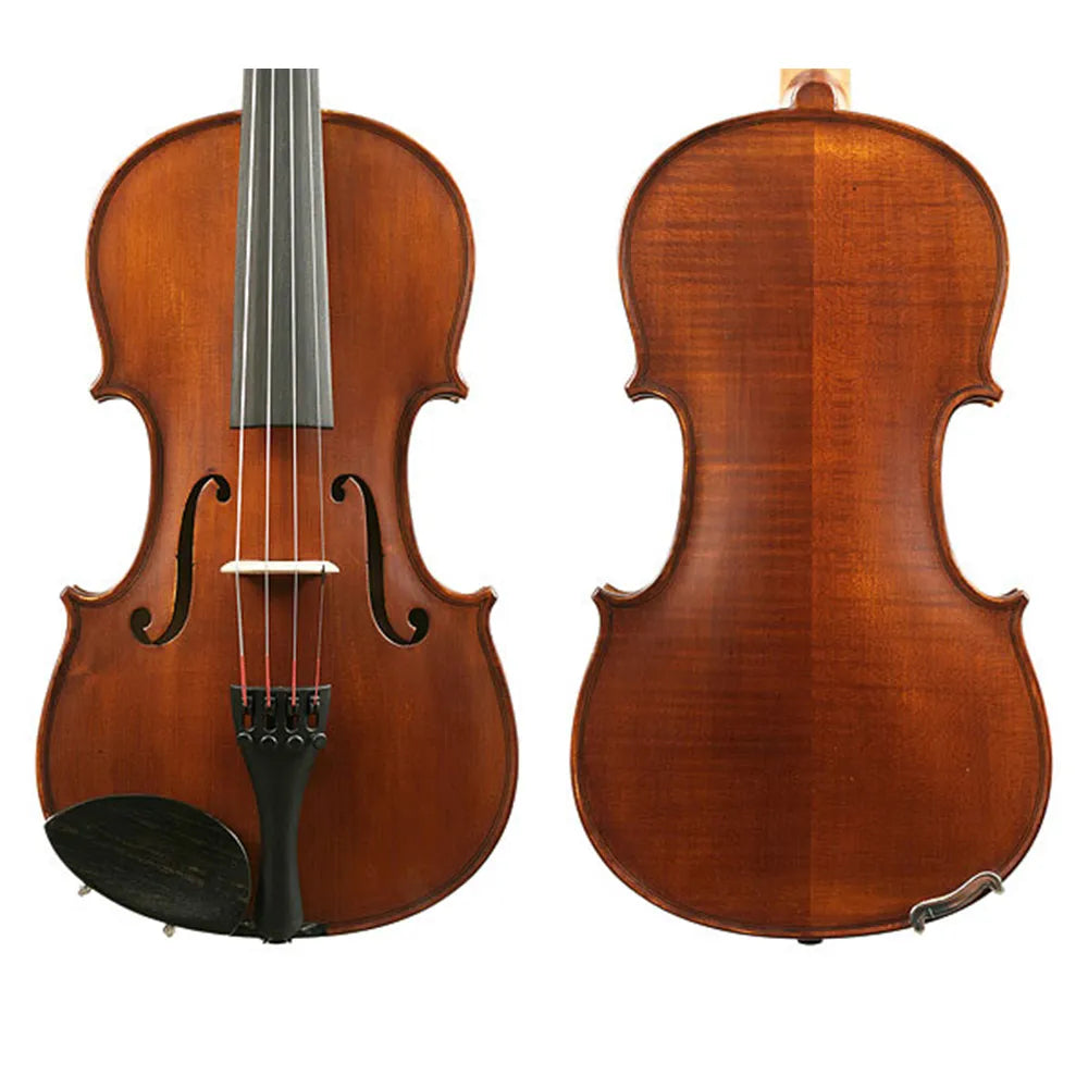 Gliga II Left-Handed Violin Outfit Dark Antique 4/4 with Case and Bow
