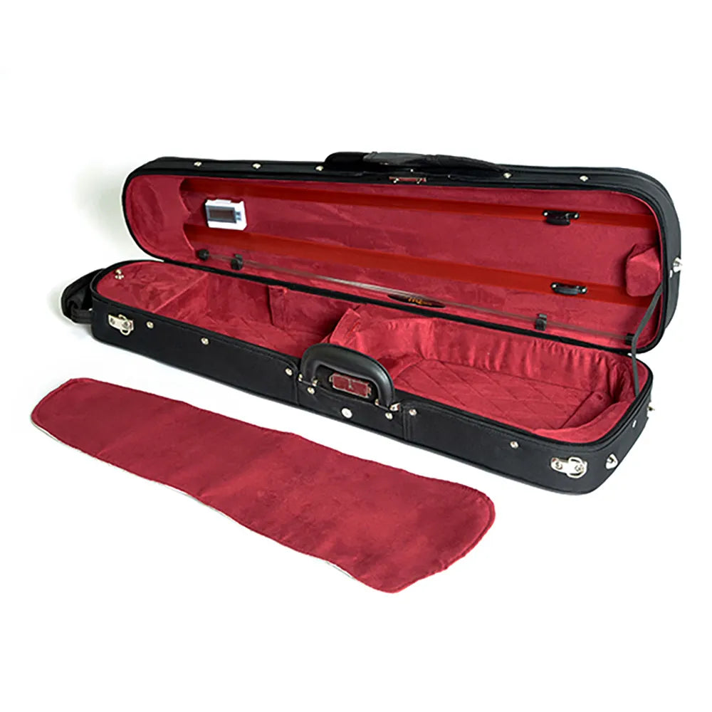 Gliga I Violin Outfit Dark Antique - 4/4 Guarneri, Solid Spruce Top, Maple Back, Ebony Fingerboard, Wittner Tailpiece, Articul Bow, HQ Case — view 4