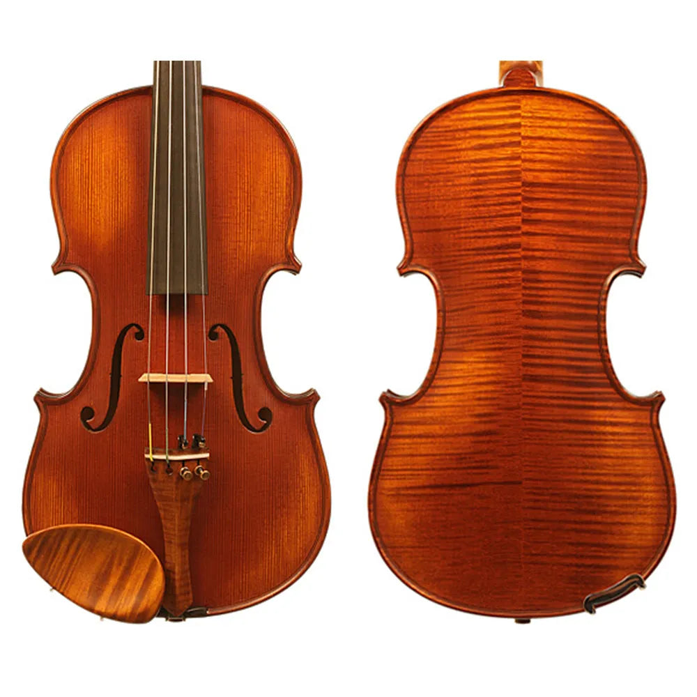Gliga Vasile Professional Genova Violin 4/4 with Solid Spruce Top and Maple Back