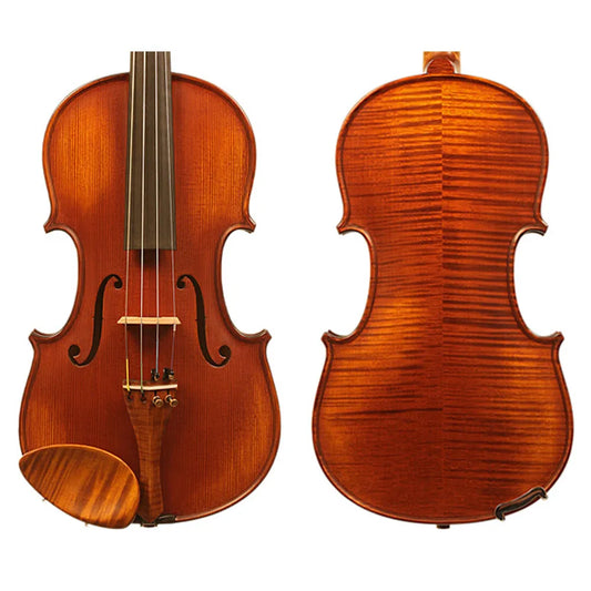 Gliga Vasile Professional Genova Violin 4/4 with Solid Spruce Top and Maple Back