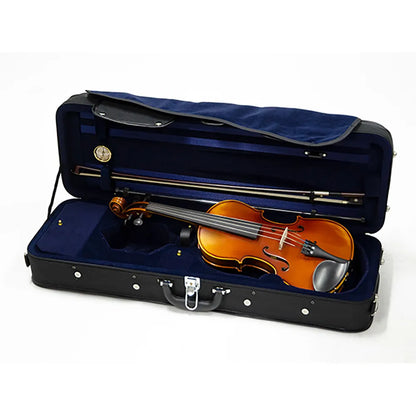 Raggetti RV5 Violin Outfit in TG Lightweight Case - 1/8 Size, FPS Brazilwood Bow, Solid European Spruce Top, Ebony Fingerboard and Pegs