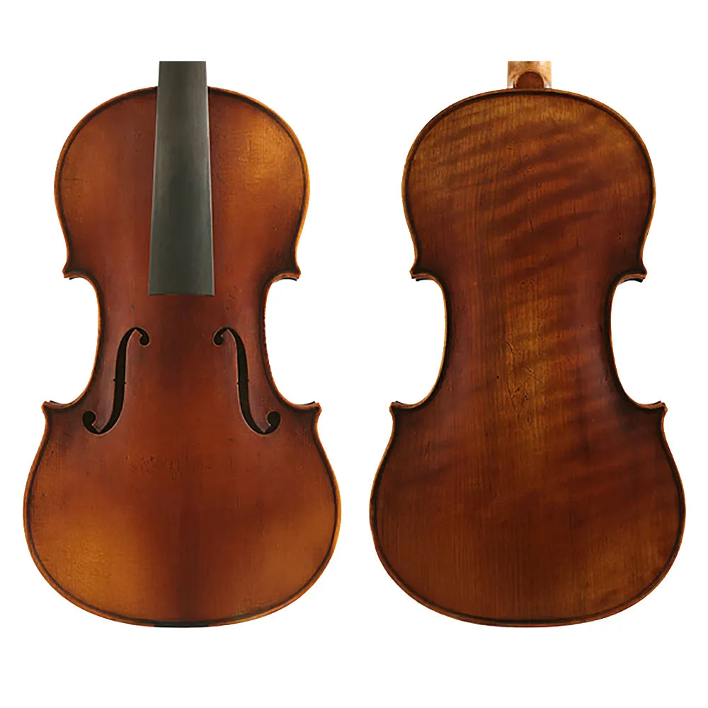 Raggetti RV7AE 1/4 Violin Distressed Mountain Spruce Himalayan Maple Ebony Fingerboard Stradivari Pattern