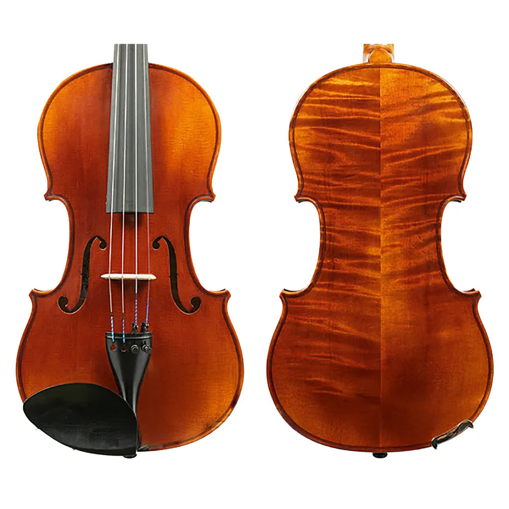 Raggetti RV-8 Violin 4/4 Outfit, Mountain Spruce Top, Himalayan Maple Back, Ebony Pegs & Fingerboard, Stradivari Pattern, No Strings or Bridge